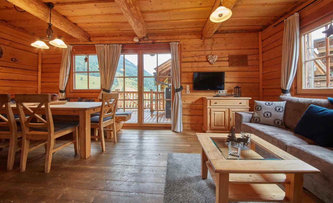 Вилла Chalets Blockhaus Saalbach By Holidayflats24 Экстерьер фото