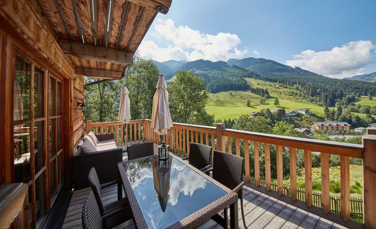 Вилла Chalets Blockhaus Saalbach By Holidayflats24 Экстерьер фото