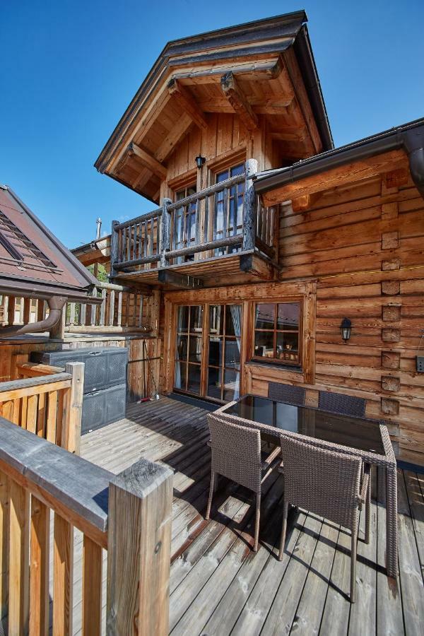 Вилла Chalets Blockhaus Saalbach By Holidayflats24 Экстерьер фото